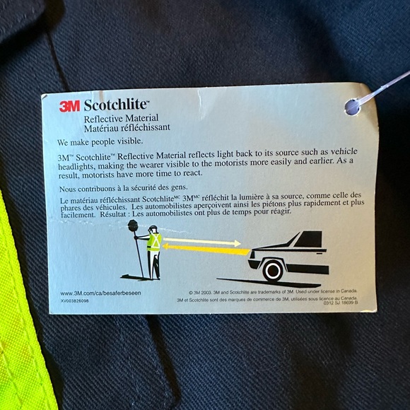 WORK KING Unlined Safety Coveralls Mens XLT - Picture 5 of 10